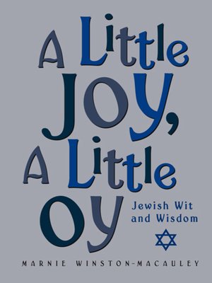 cover image of A Little Joy, a Little Oy